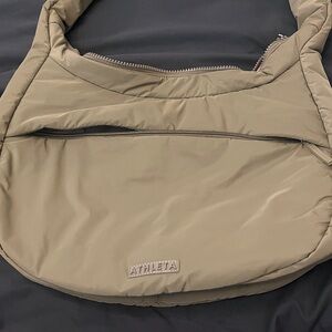 Athleta Olive All about Crossbody medium Hobo Bag